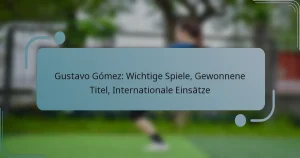 Gustavo Gómez: Wichtige Spiele, Gewonnene Titel, Internationale Einsätze